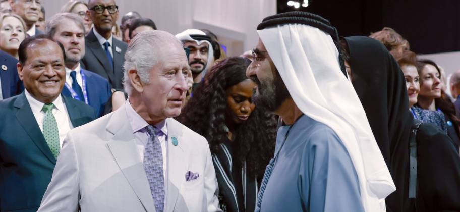 Mohammed bin Rashid meets King Charles III on the sidelines of COP28 in Dubai